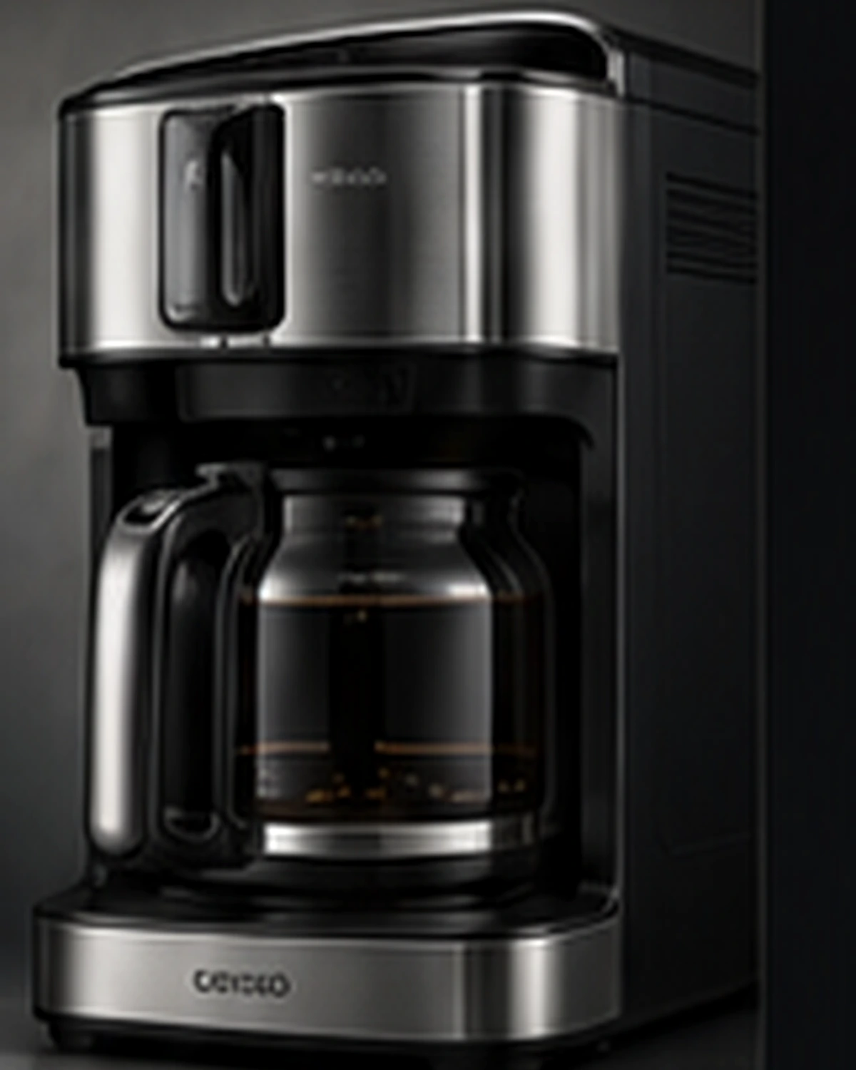 Modern electrical coffee machine representing home appliances